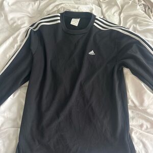Adidas Black Crew Neck Top